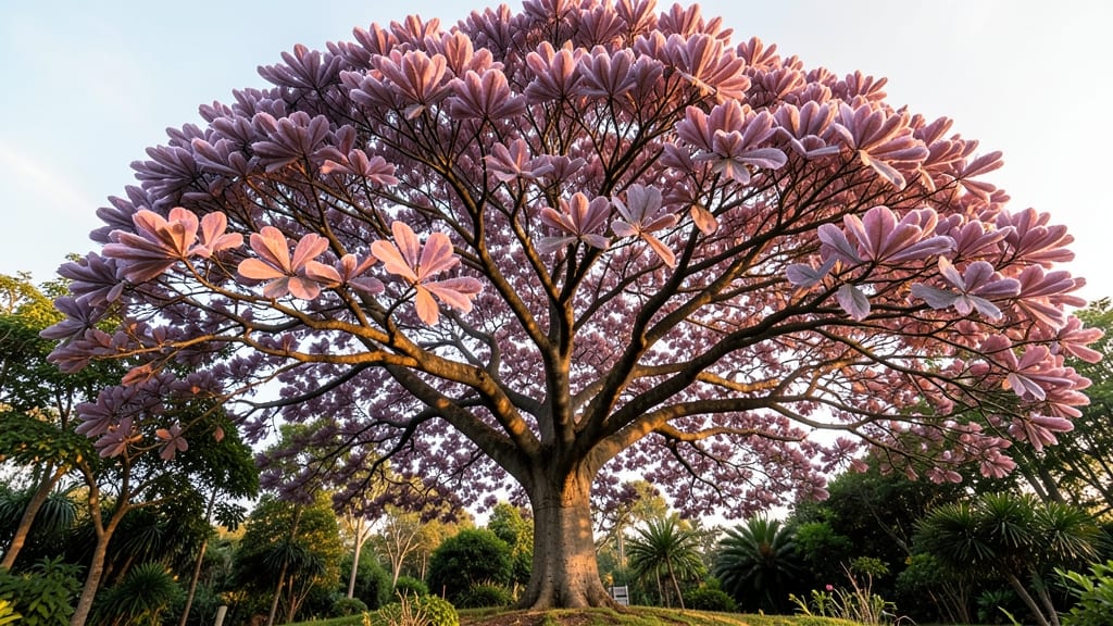 Empress Tree with Lavender Leaves