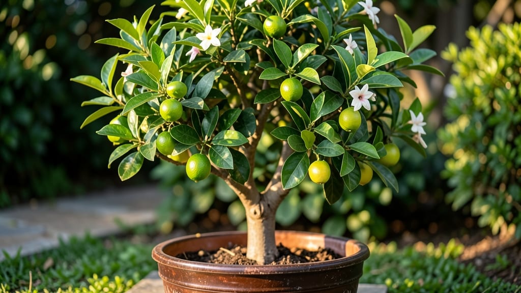 Key Lime Tree in Pot: Citrus Sunlight Lovers With Compact Growth