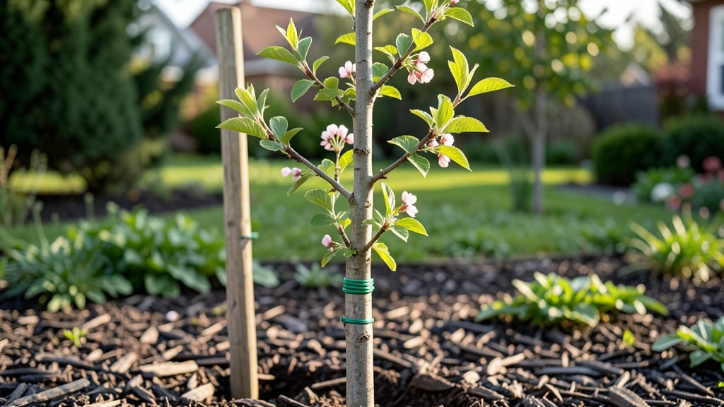 Young Tree Supports: Sturdy Stakes That Prevent Toppling in Storms