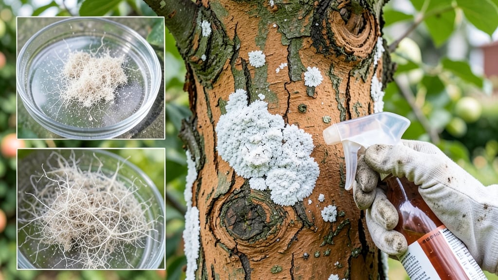 White Fungus on Apple Tree Bark: Identify and Remove Before It Spreads