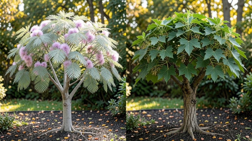 Mimosa Tree vs Tree of Heaven: Invasive Species Showdown for Your Yard