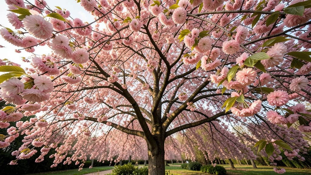 Pink Flowering Cherry Tree