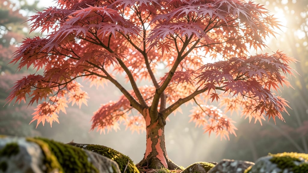 Japanese Maple with Coral Bark