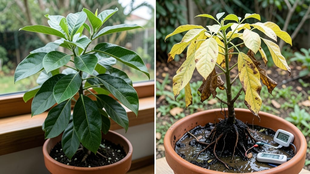 What Does an Overwatered Avocado Tree Look Like: Yellowing Leaves and Drooping Canopy Revealed