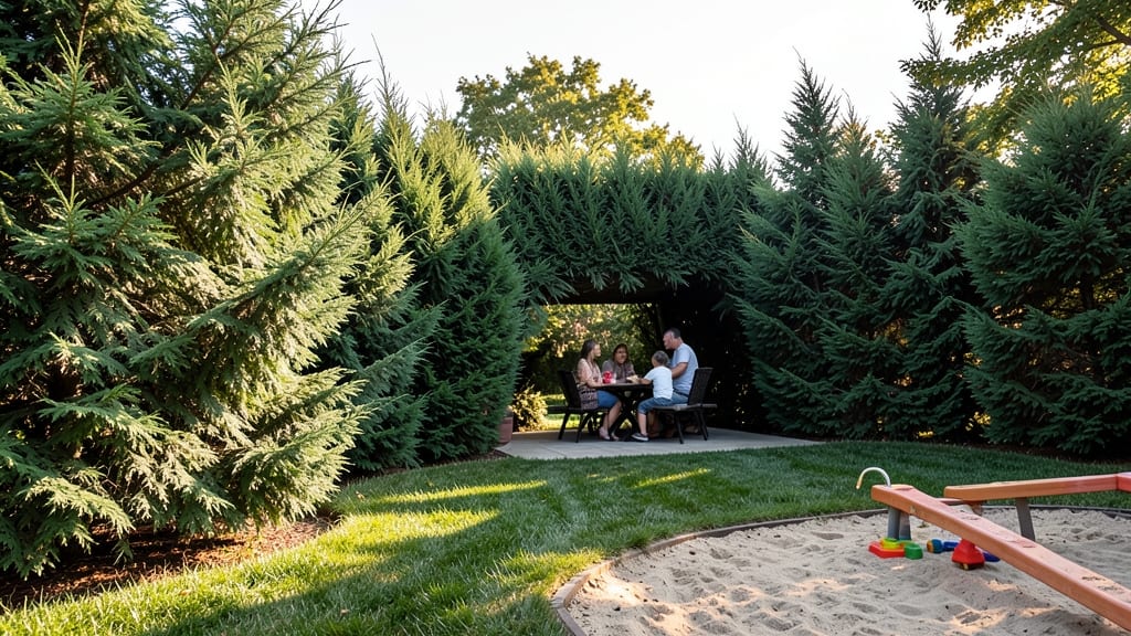 Windbreak Trees for Cozy Outdoor Spaces