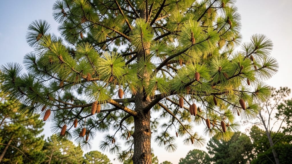 Loblolly Pine Needle Arrangement and Cones