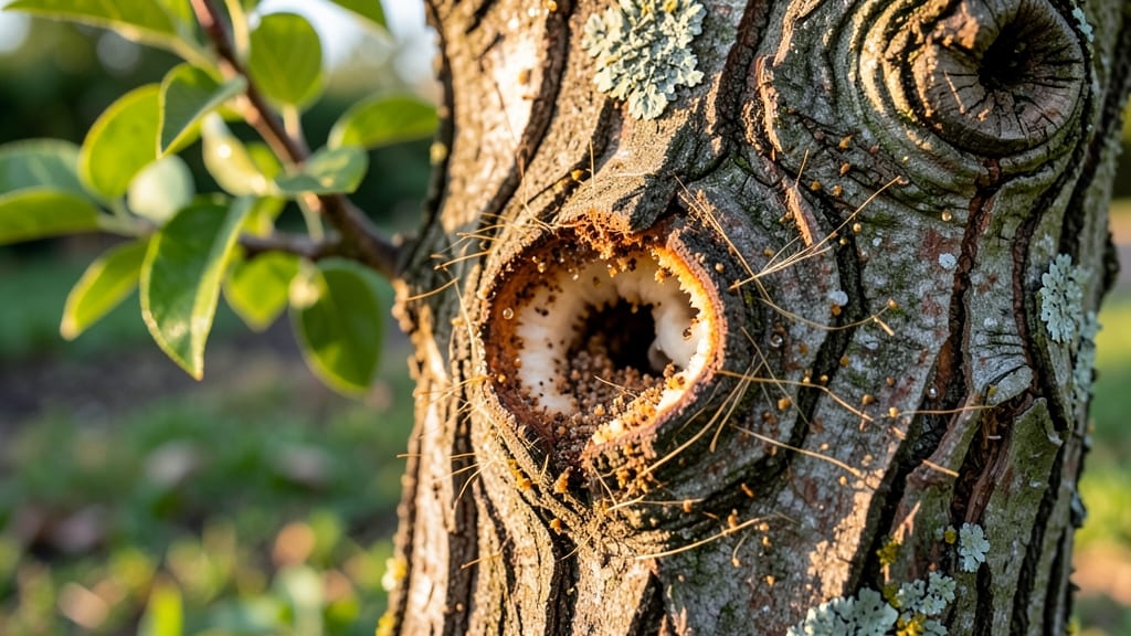 Fruit Tree Borer Treatment: Organic Drill-and-Fill Rescue for Infested Trunks