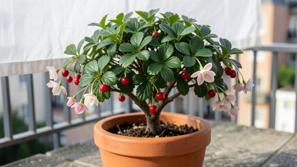 Dwarf Strawberry Tree Hedge for Containers
