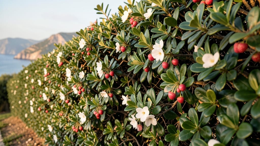 Arbutus Unedo Evergreen Hedge Design