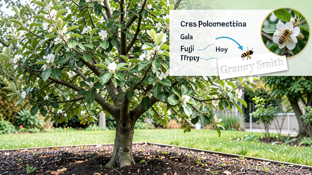 Granny Smith Apple Tree Pollination Chart: Cross-Compatibility Guide by Variety