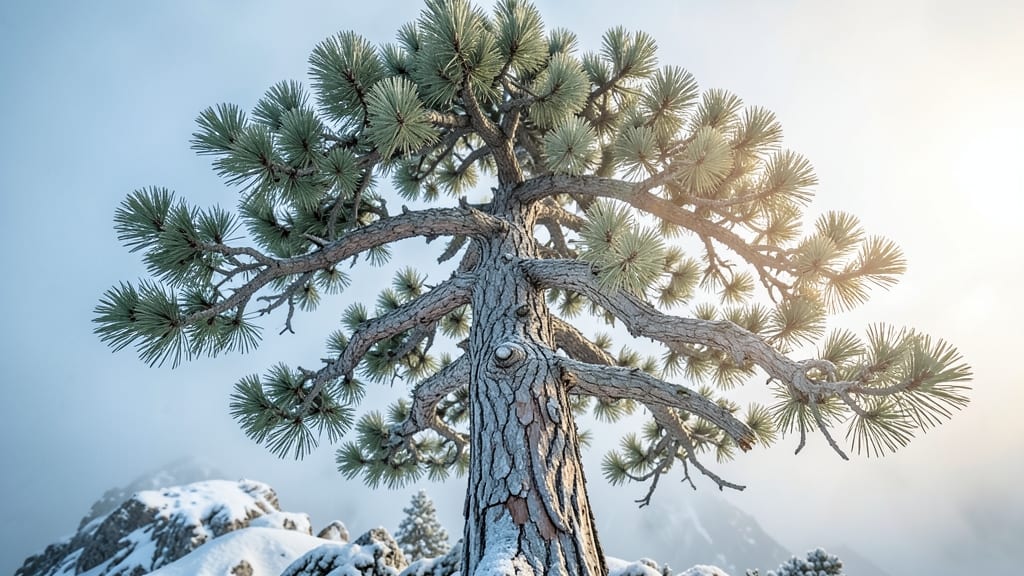 Bristlecone Pine Needle and Cone Features