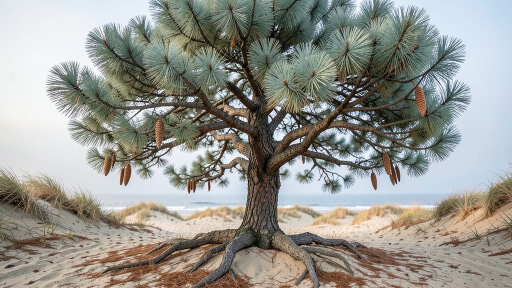 Virginia Pine Needle Clusters and Cones