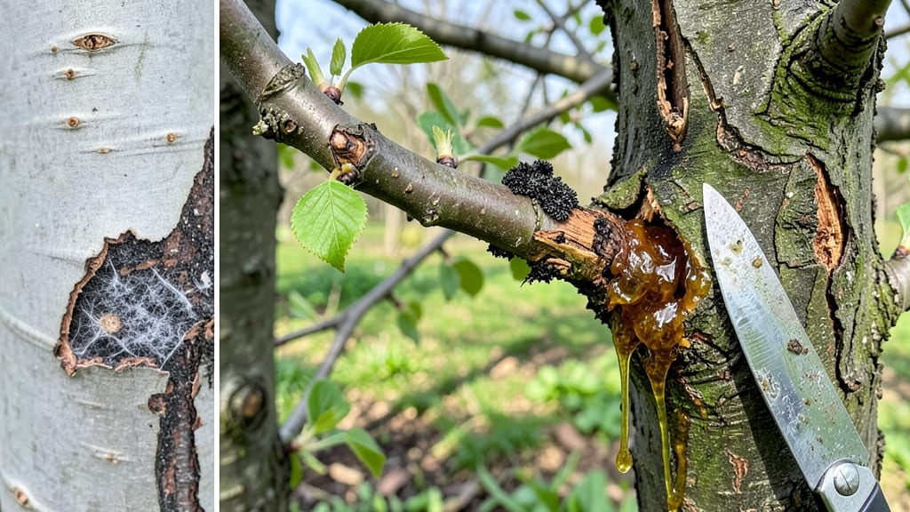 Cherry Tree Oozing Sap: Emergency Pruning Fix for Sap Bleeding Stress