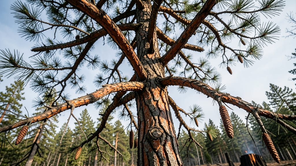 Jack Pine Needle Structure and Cones