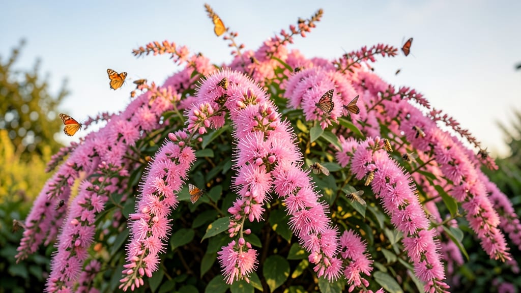 Pink Butterfly Bush Trees