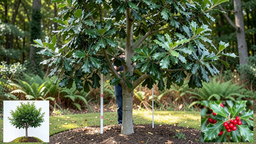 How Tall Does a Holly Tree Grow: Mature Size Guide by Variety