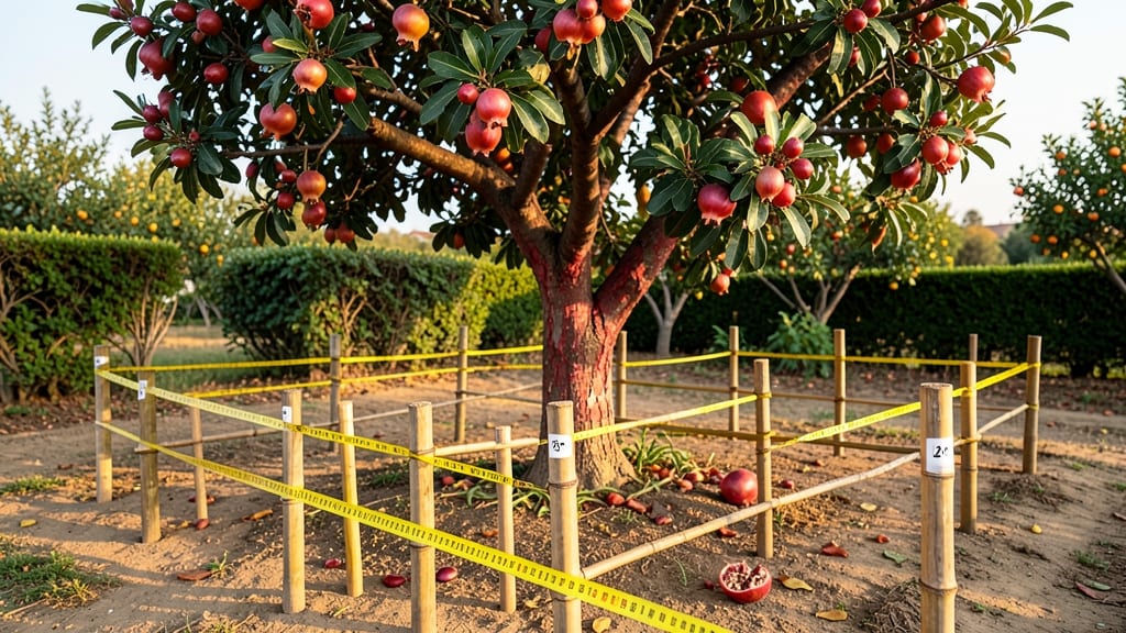 Pomegranate Tree Spacing: Proven Distances for Optimal Fruit Yield