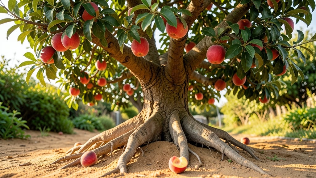 Sunred Peach Tree